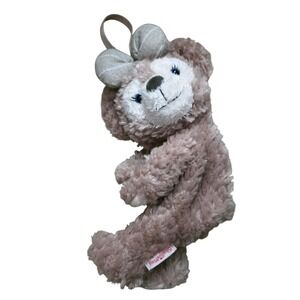 Disney Tokyo DisneySea ShellieMay Plush Pouch Wristlet Brown Bear 12 Inch